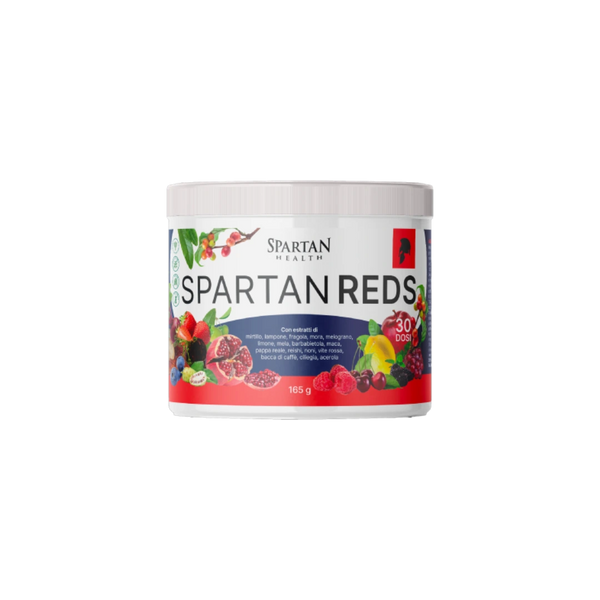 Spartan Reds, integratore in polvere di frutti rossi per energia e vitalità quotidiana