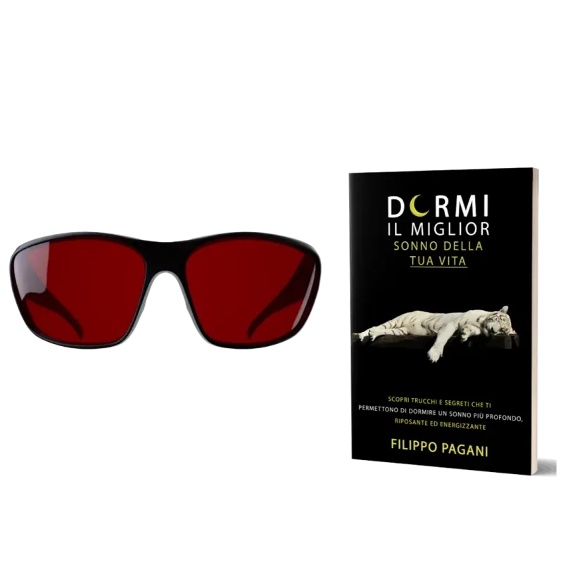 Occhiali Spartan Vision con ebook Dormi il miglior sonno della tua vita